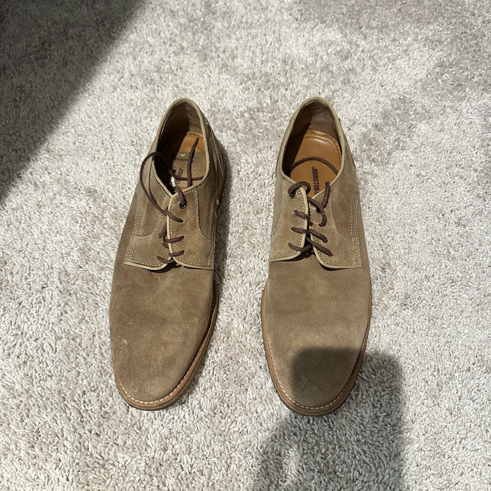 Men's Johnston & Murphy Tan Suede Shoes